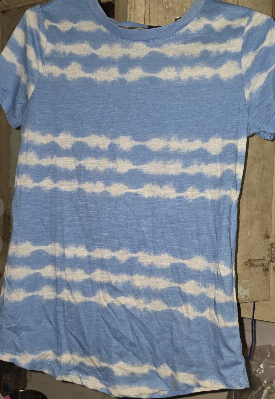 Sonoma XS The Everyday Tee Blue White Striped NWOT